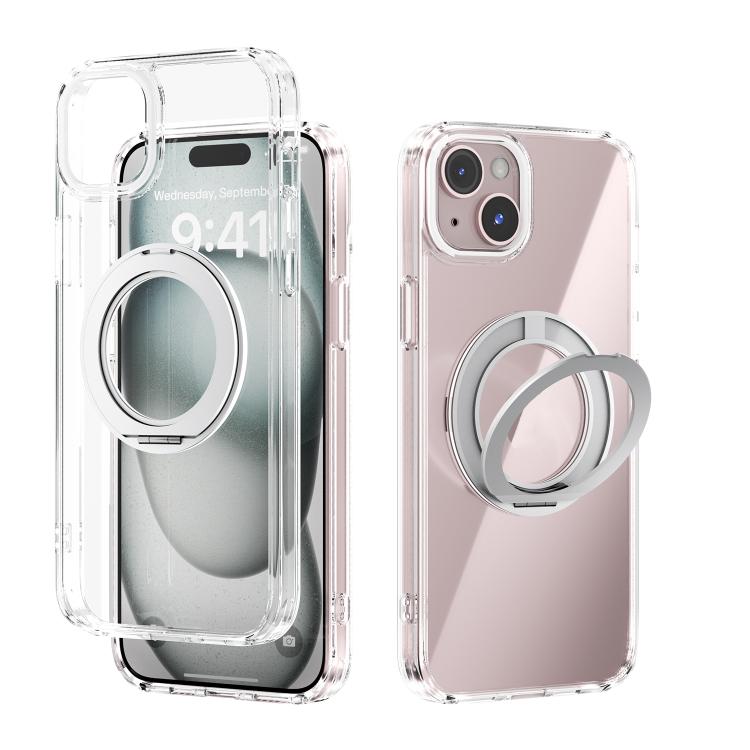 ABEEL MagSafe Q-LUCK Pivot-Halterung Transparente Handyhülle, Für iPhone 15 Pro Max, Für iPhone 15 Pro, Für iPhone 15 Plus, Für iPhone 15, Für iPhone 14 Plus, Für iPhone 14, Für iPhone 14 Pro, Für iPhone 14 Pro Max