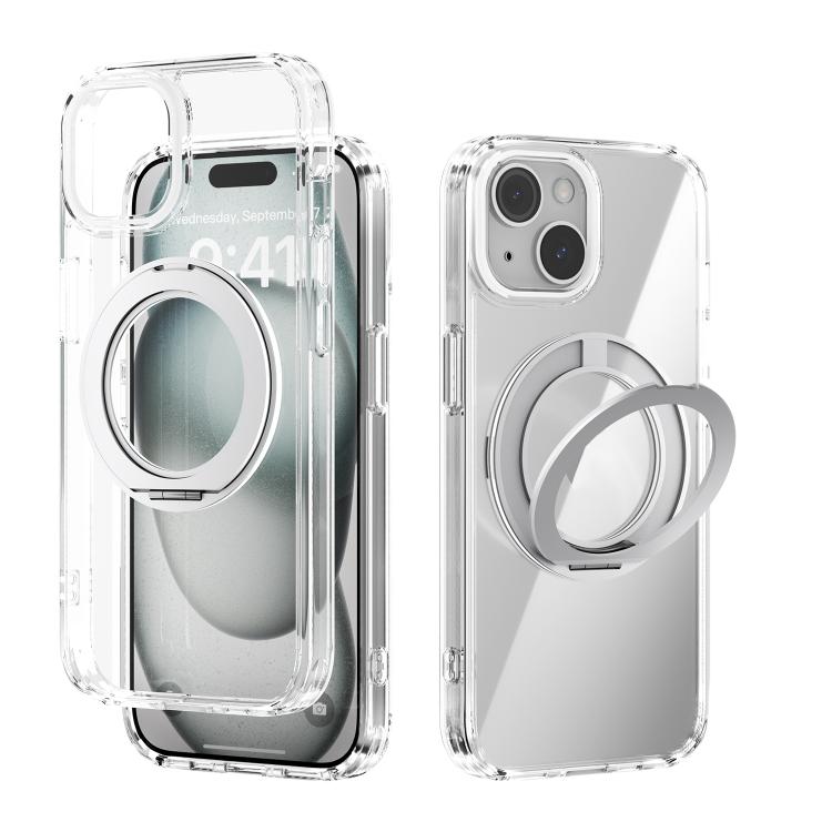 ABEEL MagSafe Q-LUCK Pivot-Halterung Transparente Handyhülle, Für iPhone 15 Pro Max, Für iPhone 15 Pro, Für iPhone 15 Plus, Für iPhone 15, Für iPhone 14 Plus, Für iPhone 14, Für iPhone 14 Pro, Für iPhone 14 Pro Max