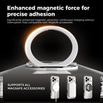 ABEEL MagSafe Q-LUCK Pivot-Halterung Transparente Handyhülle, Für iPhone 17 Pro Max, Für iPhone 17 Pro, Für iPhone 17, Für iPhone Air, Für iPhone 16 Pro Max, Für iPhone 16 Pro, Für iPhone 16 Plus, Für iPhone 16