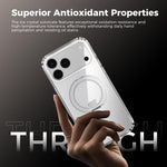 ABEEL MagSafe Q-LUCK Pivot Bracket Transparent Phone Case, For iPhone 13 Pro Max, For iPhone 13 Pro, For iPhone 13