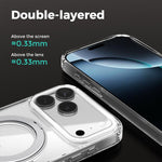 ABEEL MagSafe Q-LUCK Pivot Bracket Transparent Phone Case, For iPhone 13 Pro Max, For iPhone 13 Pro, For iPhone 13