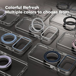 ABEEL MagSafe Q-LUCK Pivot-Halterung Transparente Handyhülle, Für iPhone 17 Pro Max, Für iPhone 17 Pro, Für iPhone 17, Für iPhone Air, Für iPhone 16 Pro Max, Für iPhone 16 Pro, Für iPhone 16 Plus, Für iPhone 16