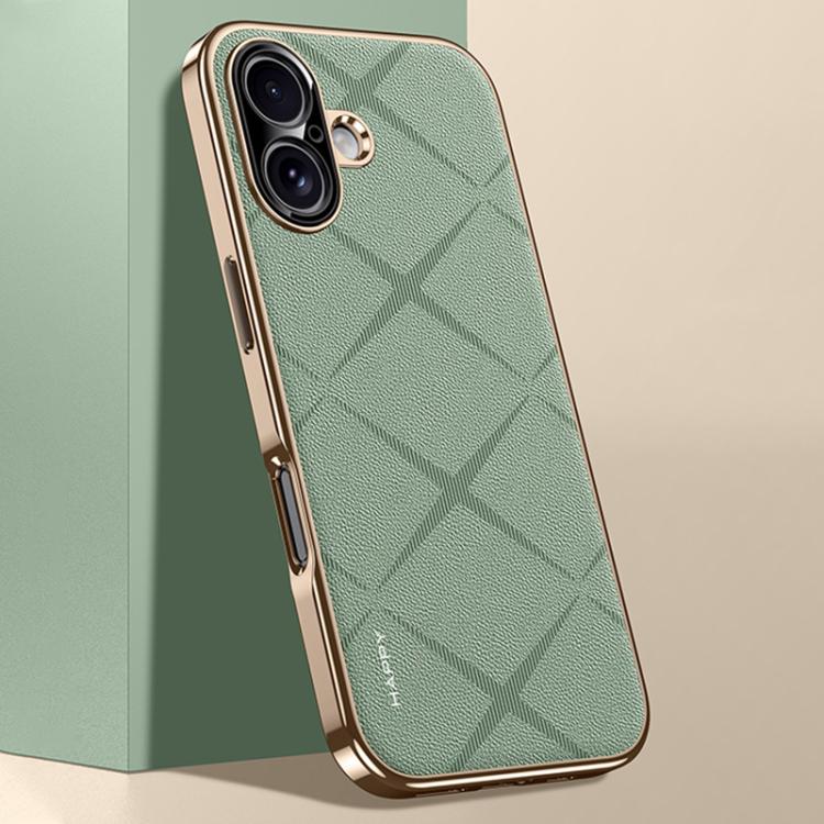 Schlichte Leder PC Handyhülle, Für iPhone 17 Pro Max, Für iPhone 17 Pro, Für iPhone 17, Für iPhone Air