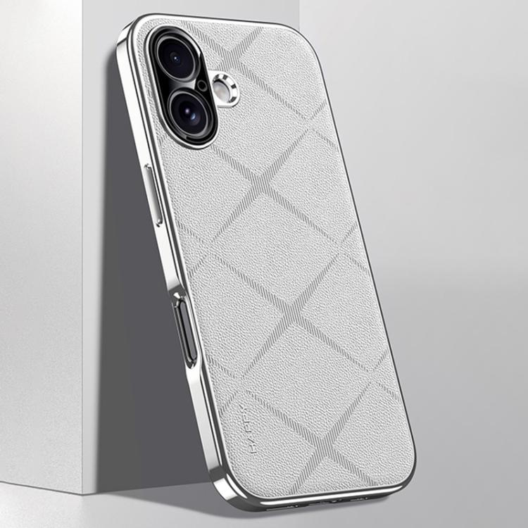 Schlichte Leder PC Handyhülle, Für iPhone 17 Pro Max, Für iPhone 17 Pro, Für iPhone 17, Für iPhone Air