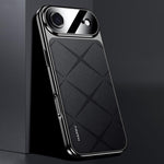 Schlichte Leder PC Handyhülle, Für iPhone 17 Pro Max, Für iPhone 17 Pro, Für iPhone 17, Für iPhone Air