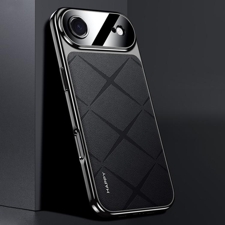 Schlichte Leder PC Handyhülle, Für iPhone 17 Pro Max, Für iPhone 17 Pro, Für iPhone 17, Für iPhone Air