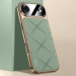 Schlichte Leder PC Handyhülle, Für iPhone 17 Pro Max, Für iPhone 17 Pro, Für iPhone 17, Für iPhone Air
