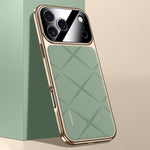 Schlichte Leder PC Handyhülle, Für iPhone 17 Pro Max, Für iPhone 17 Pro, Für iPhone 17, Für iPhone Air