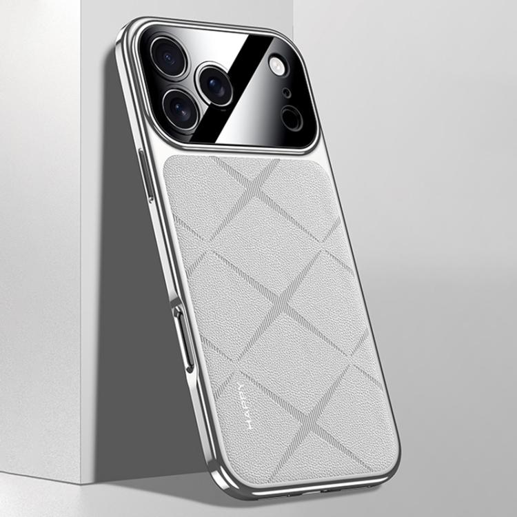 Schlichte Leder PC Handyhülle, Für iPhone 17 Pro Max, Für iPhone 17 Pro, Für iPhone 17, Für iPhone Air