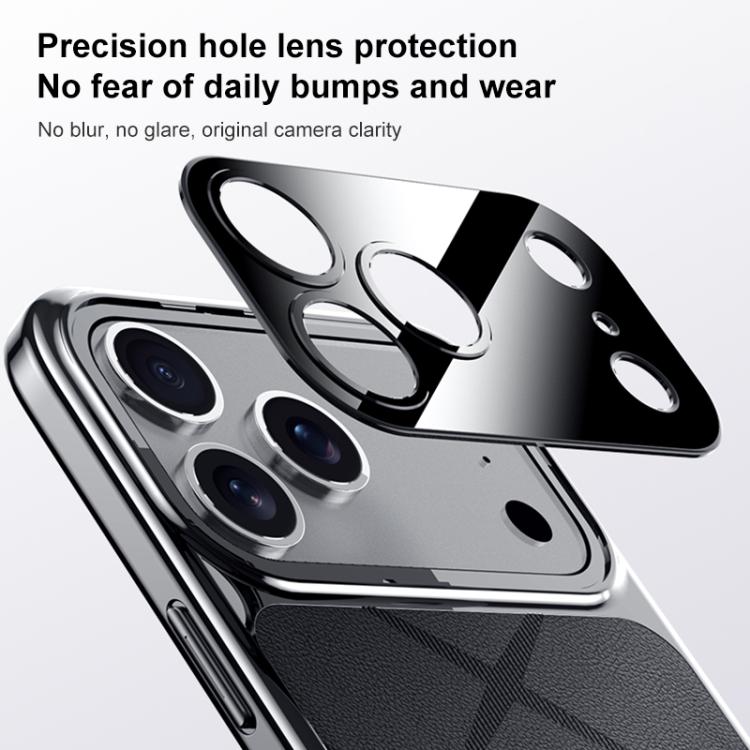 Schlichte Leder PC Handyhülle, Für iPhone 17 Pro Max, Für iPhone 17 Pro, Für iPhone 17, Für iPhone Air