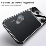 Schlichte Leder PC Handyhülle, Für iPhone 17 Pro Max, Für iPhone 17 Pro, Für iPhone 17, Für iPhone Air