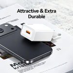 USAMS CC324 T69 QC18W USB-A Single Port Schnellladegerät, CC324