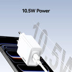 USAMS CC326 T69 10.5W 2.1A Single USB Port Charger, CC326