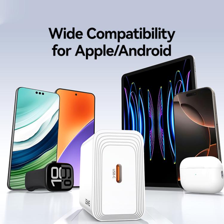 USAMS CC329 T69 PD 30W USB-C / Typ-C Einport-Schnellladegerät, CC329