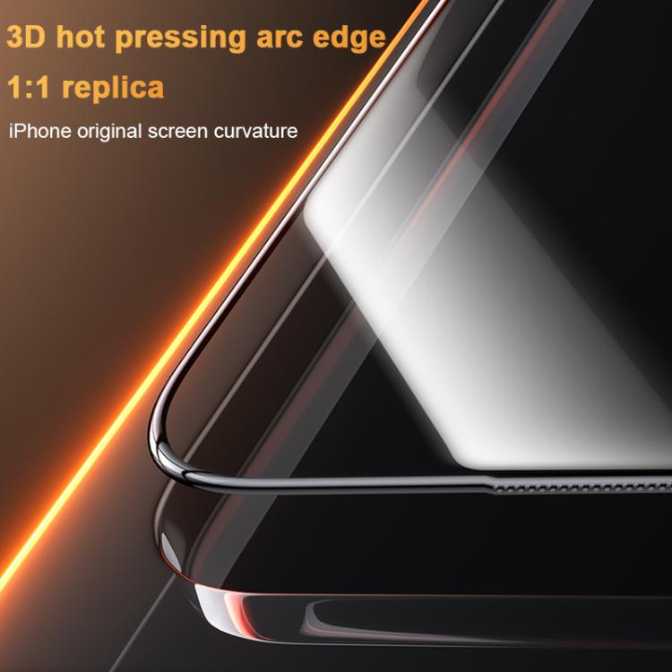 Benks King Kong Corning Hot-bend Full-glue DLC Tempered Film Quick-install Version, For iPhone 17 Pro Max, For iPhone 17 Pro
