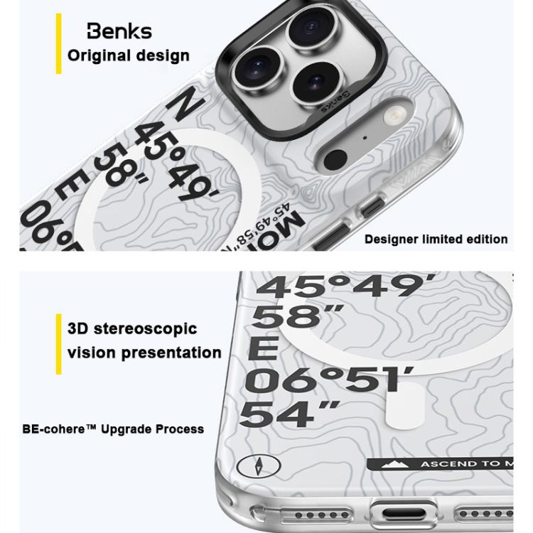 Benks Light Color D1 Serie MagSafe Magnetische Handyhülle, Für iPhone 17 Pro Max, Für iPhone 17 Pro