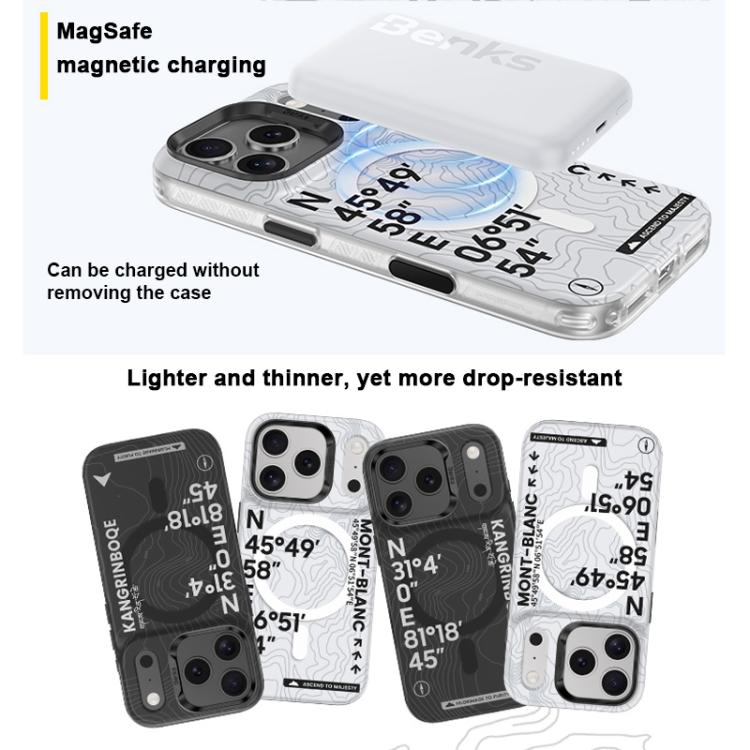 Benks Light Color D1 Serie MagSafe Magnetische Handyhülle, Für iPhone 17 Pro Max, Für iPhone 17 Pro