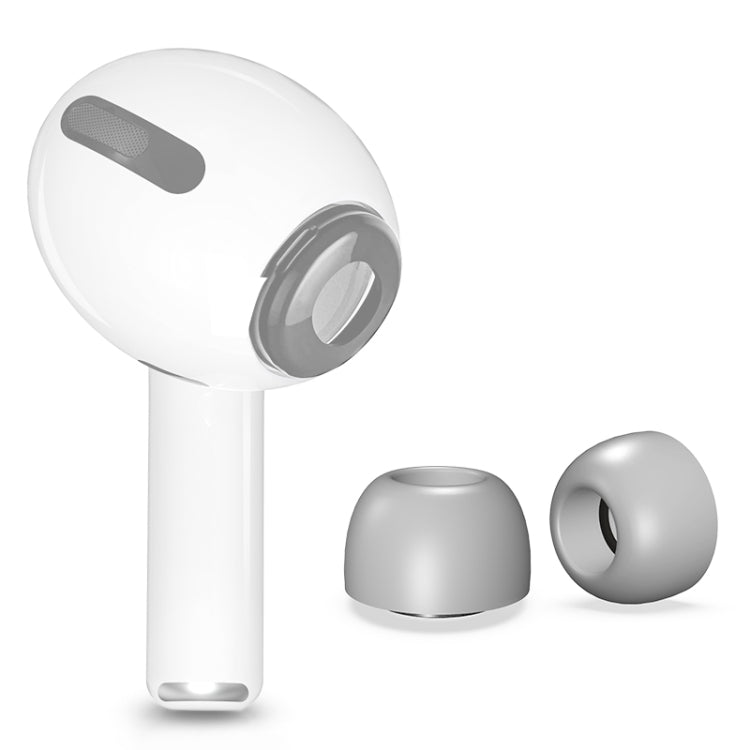 12 Stück kabellose Kopfhörer austauschbare Memory-Schaum-Ohrkappen Ohrstöpsel für AirPods Pro, mit Aufbewahrungsbox, Memory-Schaum Schwarz, Memory-Schaum Grau