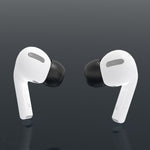 12 Stück kabellose Kopfhörer austauschbare Memory-Schaum-Ohrkappen Ohrstöpsel für AirPods Pro, mit Aufbewahrungsbox, Memory-Schaum Schwarz, Memory-Schaum Grau