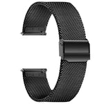 Milanese Buckle Stainless Steel Watch Band, 8mm, 10mm, 12mm, 13mm, 14mm, 15mm, 16mm, 17mm, 18mm
