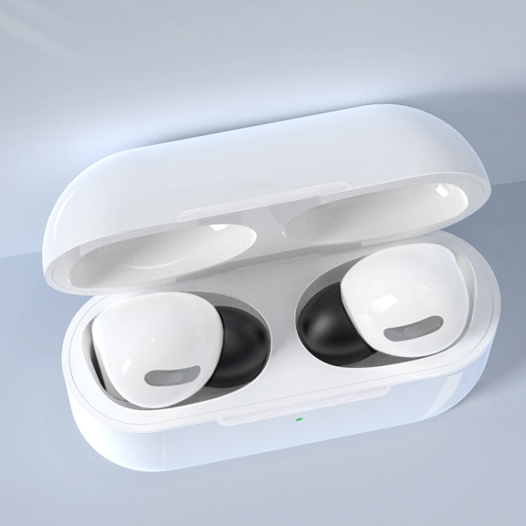 6 Paare kabellose Kopfhörer austauschbare Silikon-Ohrkappen Ohrstöpsel für AirPods Pro, mit Aufbewahrungsbox, Silikon Weiß
