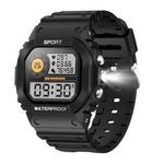 LC31 1,75 Zoll TFT-Voll-Touchscreen-Smartwatch mit Bluetooth-Anruffunktion, Outdoor-Sportfunktionen und Taschenlampe