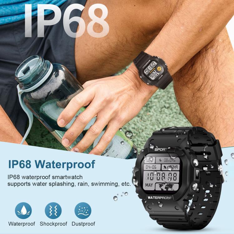 LC31 1,75 Zoll TFT-Voll-Touchscreen-Smartwatch mit Bluetooth-Anruffunktion, Outdoor-Sportfunktionen und Taschenlampe