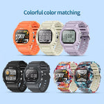LC31 1,75 Zoll TFT-Voll-Touchscreen-Smartwatch mit Bluetooth-Anruffunktion, Outdoor-Sportfunktionen und Taschenlampe