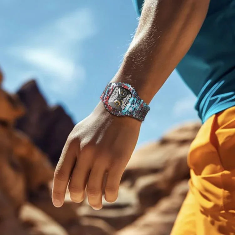 LC31 1,75 Zoll TFT-Voll-Touchscreen-Smartwatch mit Bluetooth-Anruffunktion, Outdoor-Sportfunktionen und Taschenlampe