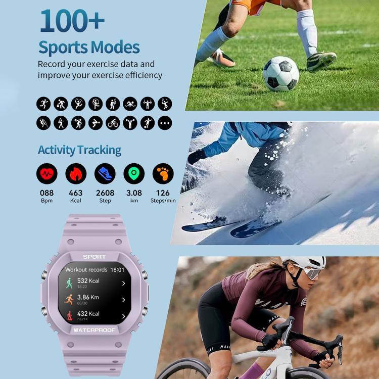 LC31 1,75 Zoll TFT-Voll-Touchscreen-Smartwatch mit Bluetooth-Anruffunktion, Outdoor-Sportfunktionen und Taschenlampe