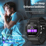 LC31 1,75 Zoll TFT-Voll-Touchscreen-Smartwatch mit Bluetooth-Anruffunktion, Outdoor-Sportfunktionen und Taschenlampe