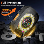xDfind Tempered Glass Film Integrated PC Watch Cover, For Apple Watch Series 3 / 2 / 1 42mm