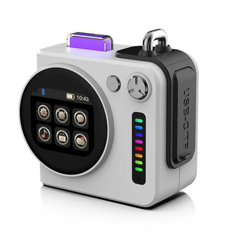 G300 Smart LED-Bildschirm Tragbarer Bluetooth 5.4 Kabelloser Lautsprecher, G300 (Grau), G300 (Weiß)
