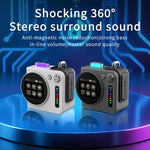G300 Smart LED-Bildschirm Tragbarer Bluetooth 5.4 Kabelloser Lautsprecher, G300 (Grau), G300 (Weiß)