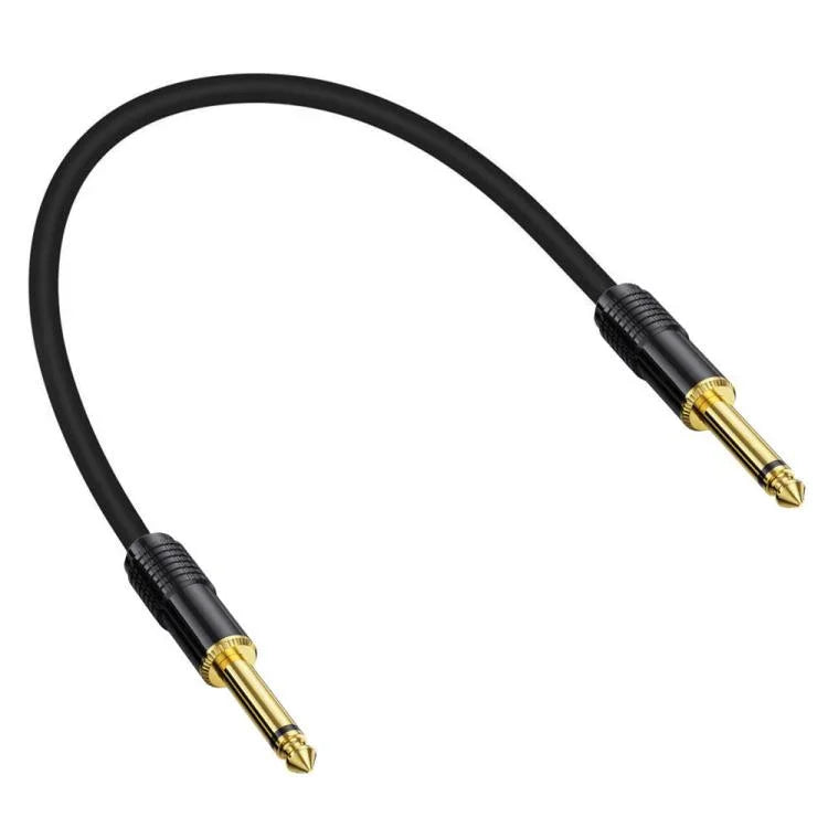 Mono 6,35mm Klinkenkabel Stecker auf Stecker, 0,5m, 1m, 1,5m, 2m, 3m, 5m, 10m, 15m, 20m