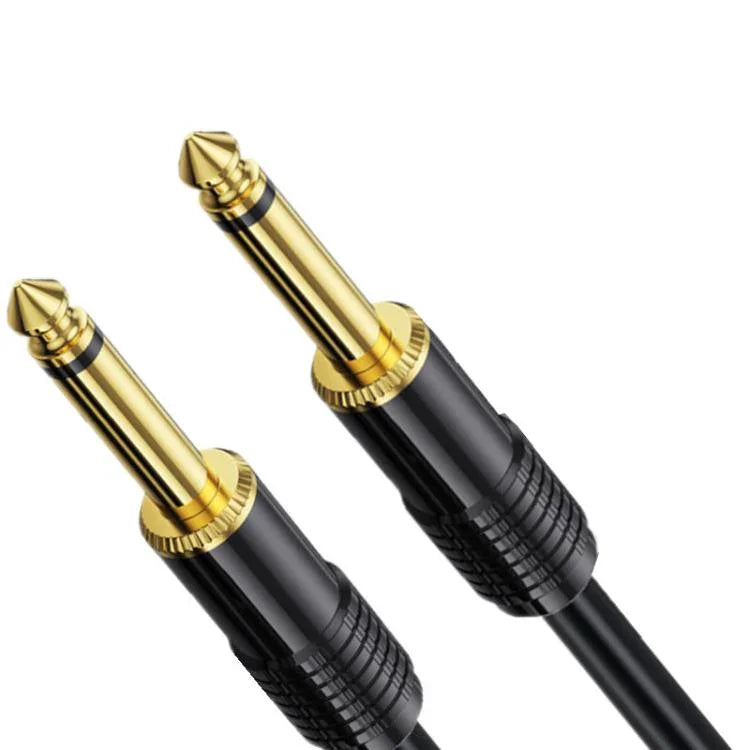 Mono 6,35mm Klinkenkabel Stecker auf Stecker, 0,5m, 1m, 1,5m, 2m, 3m, 5m, 10m, 15m, 20m