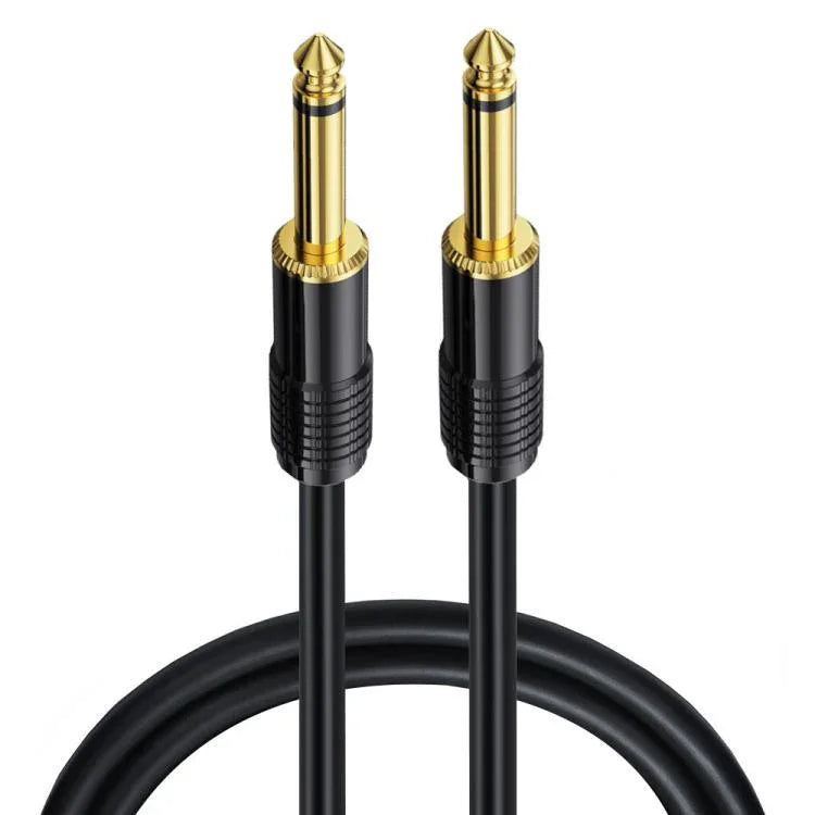 Mono 6,35mm Klinkenkabel Stecker auf Stecker, 0,5m, 1m, 1,5m, 2m, 3m, 5m, 10m, 15m, 20m