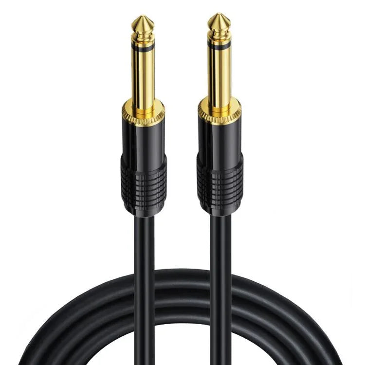 Mono 6,35mm Klinkenkabel Stecker auf Stecker, 0,5m, 1m, 1,5m, 2m, 3m, 5m, 10m, 15m, 20m