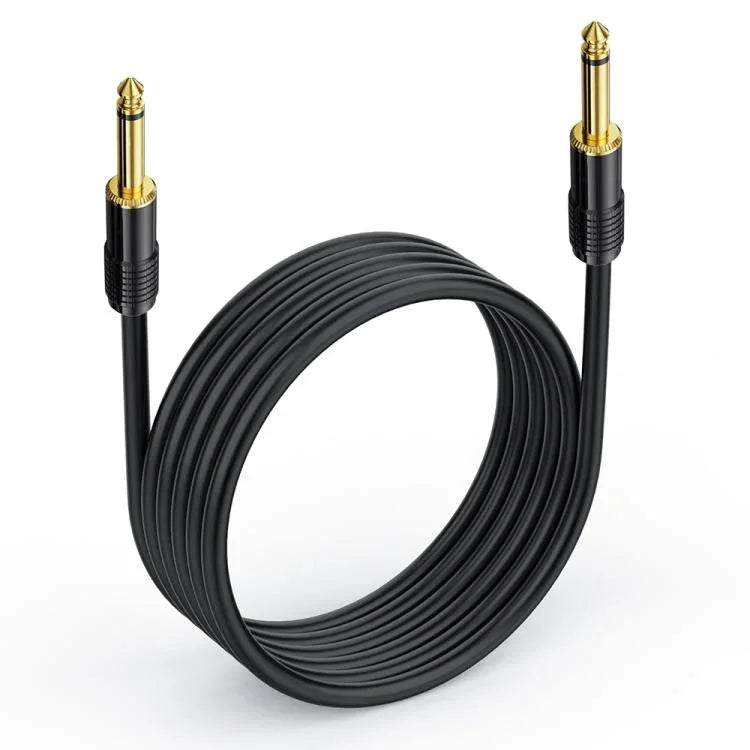 Mono 6,35mm Klinkenkabel Stecker auf Stecker, 0,5m, 1m, 1,5m, 2m, 3m, 5m, 10m, 15m, 20m