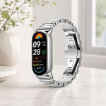 xDfind Irregular Metal Watch Band, For Xiaomi Smart Band 10 / 9 / 8