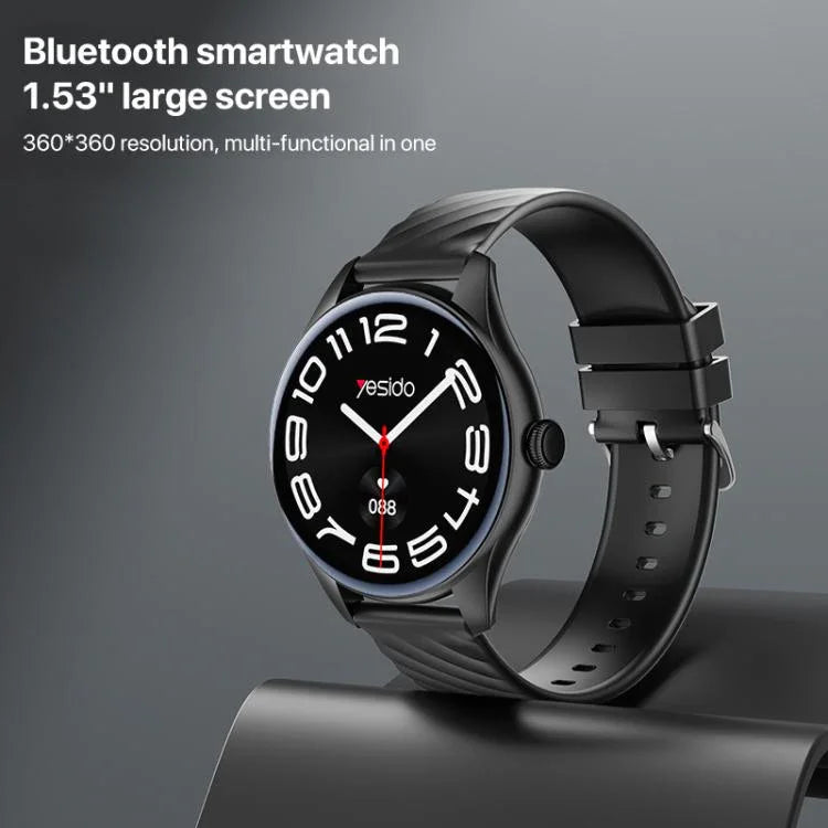 Yesido IO43 Fitness Tracker Smart BT Watch, 1.53 inch Screen, Support BT Call / Heart Rate, IO43