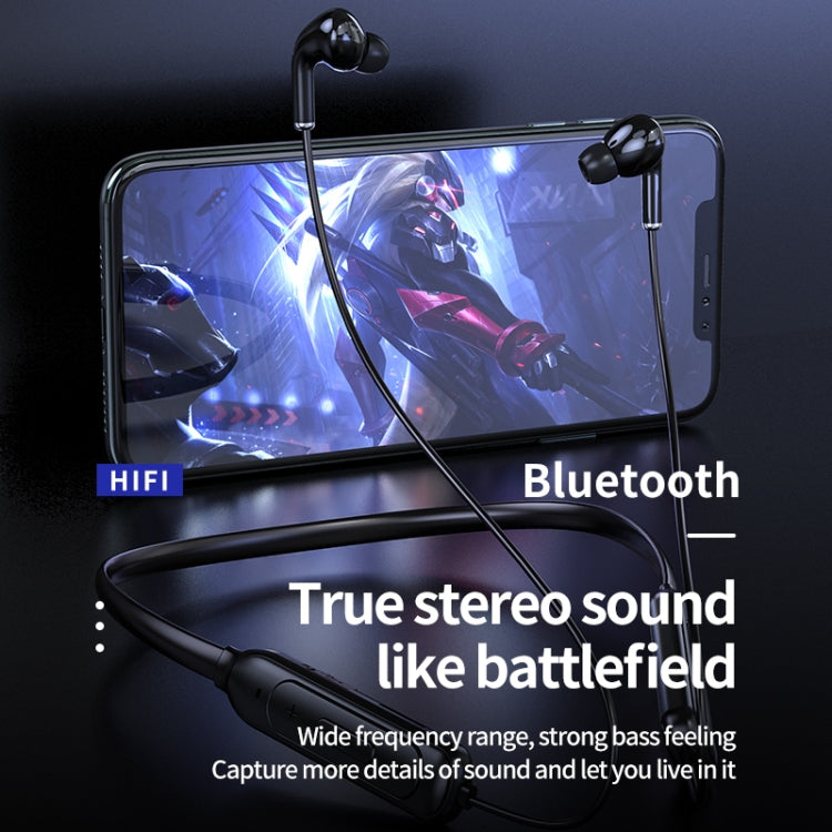 M60 8D Surround-Sound kabelloser Nackenbügel 5.1 Bluetooth-Kopfhörer unterstützt TF-Karte MP3-Modus