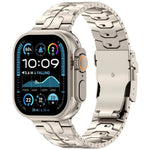 Abnehmbares Sicherheitsarmband aus Titanlegierung, passend für Apple Watch 46 mm / 49 mm / 45 mm / 44 mm und 42 mm / 41 mm / 40 mm / 38 mm