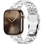 Abnehmbares Sicherheitsarmband aus Titanlegierung, passend für Apple Watch 46 mm / 49 mm / 45 mm / 44 mm und 42 mm / 41 mm / 40 mm / 38 mm