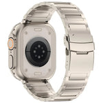 I-förmiges Sicherheitsarmband aus Titanlegierung mit Schnellverschluss, passend für Apple Watch 46 mm / 49 mm / 45 mm / 44 mm und 42 mm / 41 mm / 40 mm / 38 mm