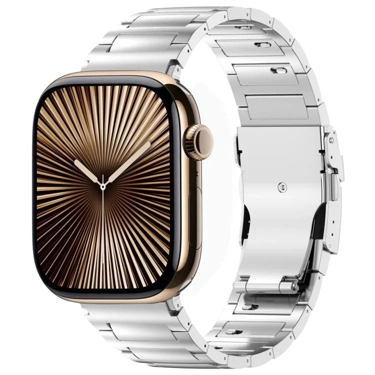 I-förmiges Sicherheitsarmband aus Titanlegierung mit Schnellverschluss, passend für Apple Watch 46 mm / 49 mm / 45 mm / 44 mm und 42 mm / 41 mm / 40 mm / 38 mm