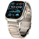Uhrenarmband aus Titanlegierung mit I-förmigem Sicherheitsverschluss, passend für Apple Watch 46 mm / 49 mm / 45 mm / 44 mm und 42 mm / 41 mm / 40 mm / 38 mm