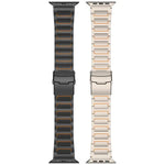Uhrenarmband aus Titanlegierung mit I-förmigem Sicherheitsverschluss, passend für Apple Watch 46 mm / 49 mm / 45 mm / 44 mm und 42 mm / 41 mm / 40 mm / 38 mm