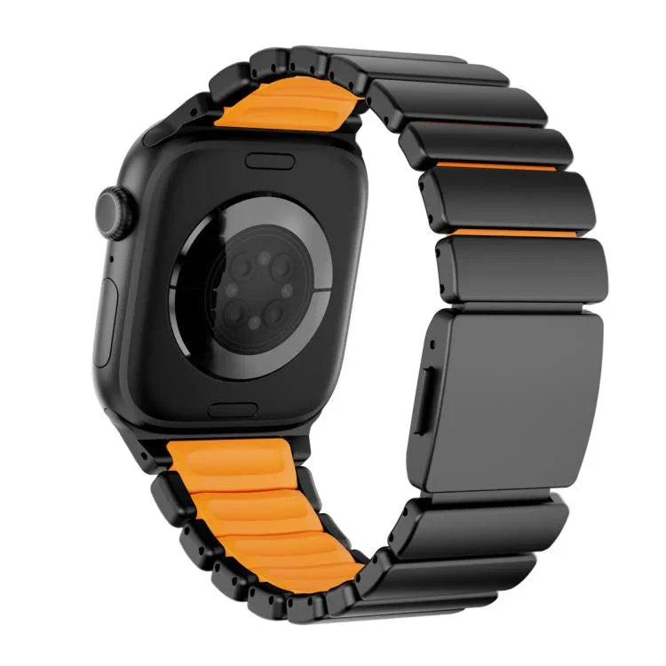 Magnetisches Norman-Armband mit integrierter Kugel aus Edelstahl, passend für Apple Watch 46 mm / 49 mm / 45 mm / 44 mm
