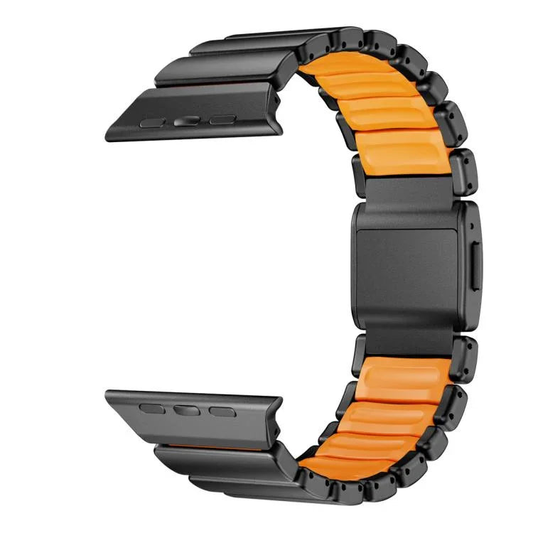 Magnetisches Norman-Armband mit integrierter Kugel aus Edelstahl, passend für Apple Watch 46 mm / 49 mm / 45 mm / 44 mm